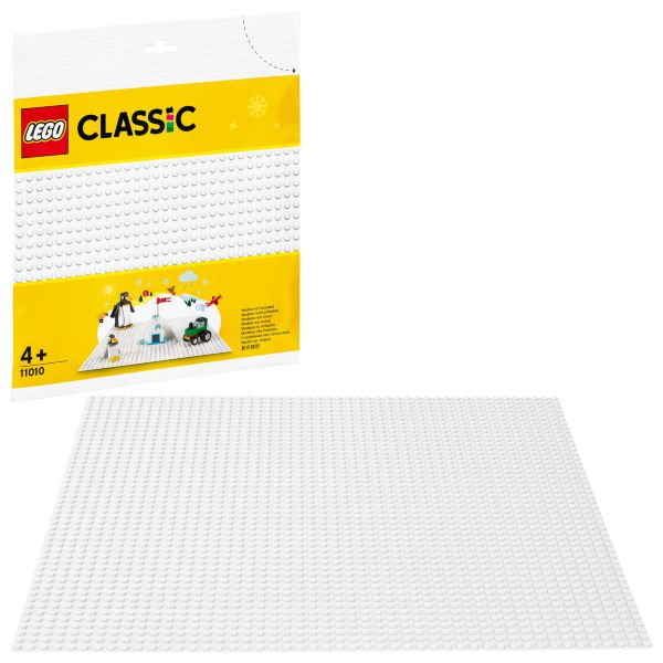 LEGO Classic Vit basplatta 11010